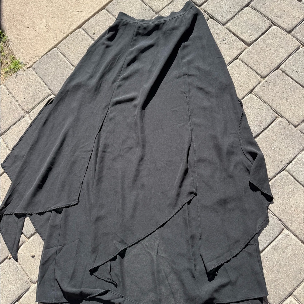 Chic Asymmetrical Black Women's Skirt